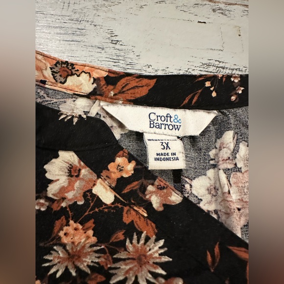 Croft & Barrow blouse 3X - Picture 3 of 6